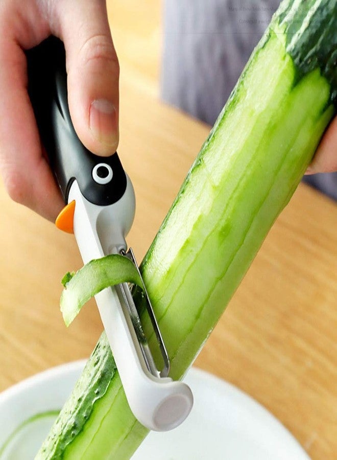 OZS Potato Carrot Peeler Foldable Penguin Shaped Fruit Vegetable Peelers for Kitchen - Image 5
